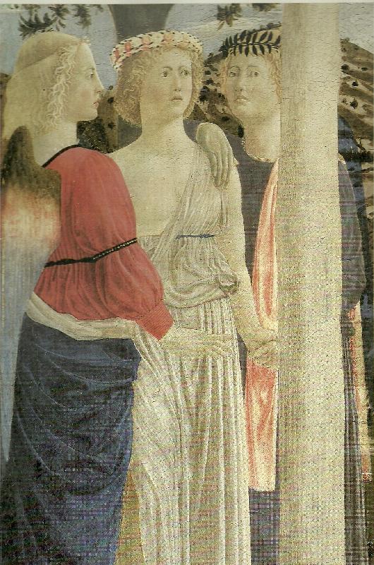 details from the baptism of christ, Piero della Francesca